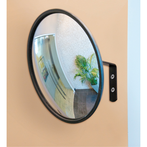 Miroir convexe avec support, Int&eacute;rieur/Ext&eacute;rieur, Diam&egrave;tre 12" Distribution Jean Lapalme