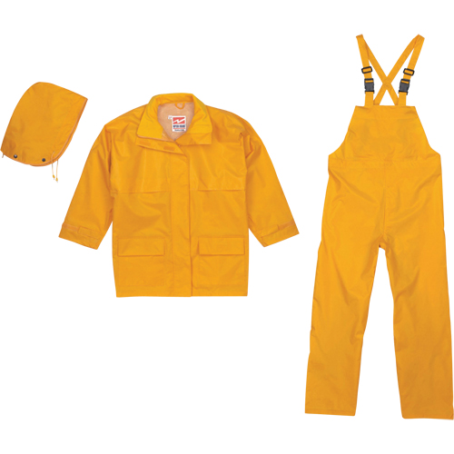 V&ecirc;tement imperm&eacute;able Open Road 150D 3 pi&egrave;ces ind&eacute;chirable, Polyester, Petit, Jaune Distribution Jean Lapalme