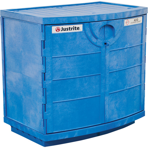 Armoire en poly&eacute;thyl&egrave;ne pour produits corrosifs et acides, 24 gal., 36" x 35" x 25" Distribution Jean Lapalme