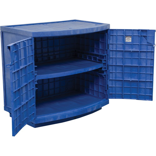 Armoire en poly&eacute;thyl&egrave;ne pour produits corrosifs et acides, 24 gal., 36" x 35" x 25" Distribution Jean Lapalme