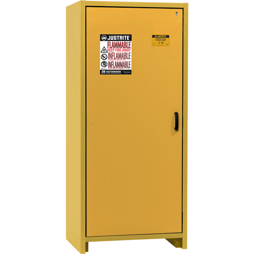 30-Minute EN Safety Storage Cabinet, 30 gal., 1 Door, 34.02" W x 76.65" H x 24.21" D Distribution Jean Lapalme