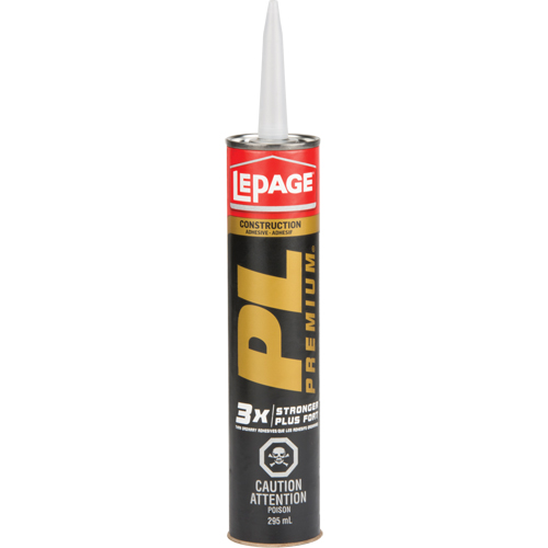 Adh&eacute;sif de construction PL Premium, 295 ml, Cartouche Distribution Jean Lapalme