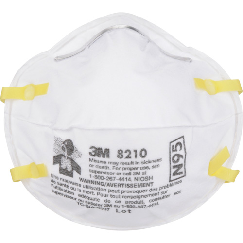 Respirateurs contre les particules 8210, N95, Certifi&eacute; NIOSH Distribution Jean Lapalme