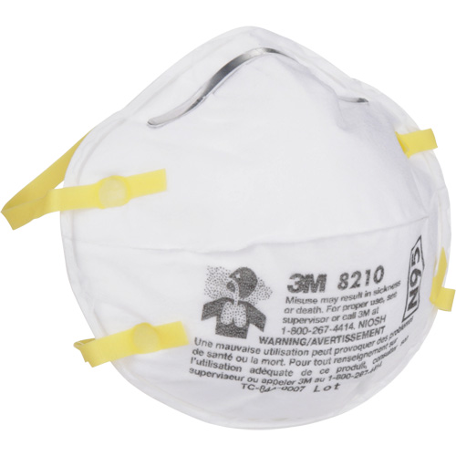Respirateurs contre les particules 8210, N95, Certifi&eacute; NIOSH Distribution Jean Lapalme