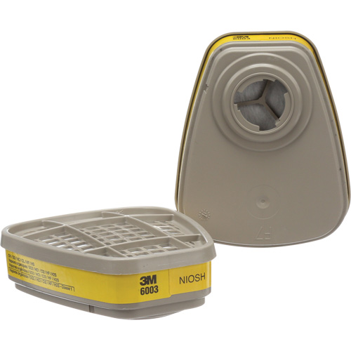 Cartouches pour respirateur s&eacute;rie 6000, Cartouche gaz/vapeur, Vapeurs organiques/Gaz acides Distribution Jean Lapalme