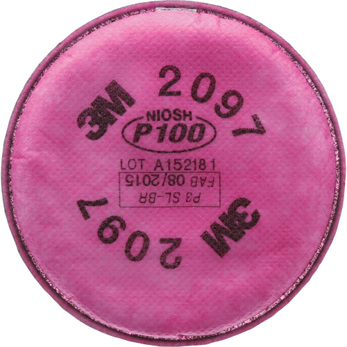 Pr&eacute;filtres pour respirateurs s&eacute;rie 2000, Filtre contre les particules, Vapeurs organiques/P100 Distribution Jean Lapalme