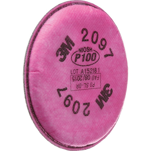 Pr&eacute;filtres pour respirateurs s&eacute;rie 2000, Filtre contre les particules, Vapeurs organiques/P100 Distribution Jean Lapalme