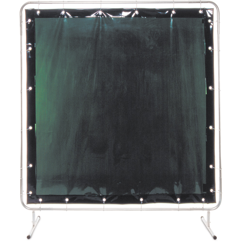 &eacute;cran et cadre pour soudage, Vert, 5' x 5' Distribution Jean Lapalme