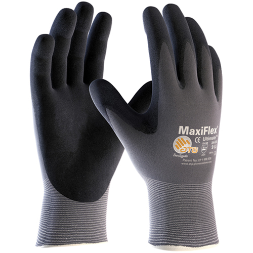 ATG MaxiFlex&reg; Ultimate Gloves, 6/X-Small, Foam Nitrile Coating, 15 Gauge, Nylon Shell Distribution Jean Lapalme