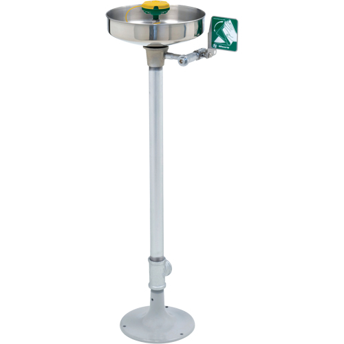 Axion&reg; Eye/Face Wash Station, Pedestal Installation, Stainless Steel Bowl Distribution Jean Lapalme