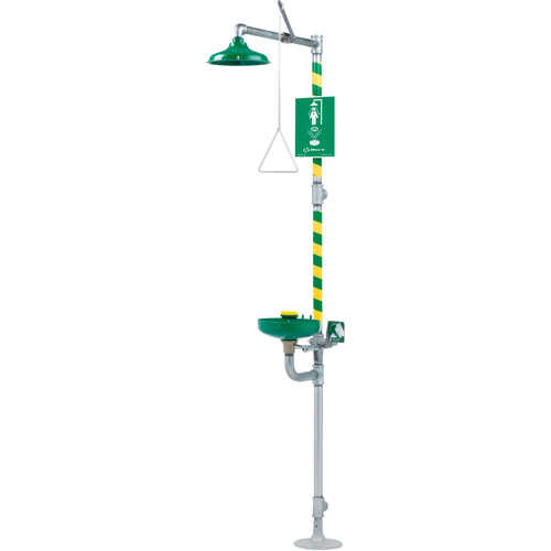 Combination Emergency Shower and Eye/Face Wash Stations, Pedestal Distribution Jean Lapalme