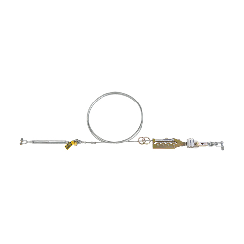 Syst&egrave;me de corde de sauvetage horizontal Sayfline DBI-SALA, C&acirc;ble galvanis&eacute; Distribution Jean Lapalme