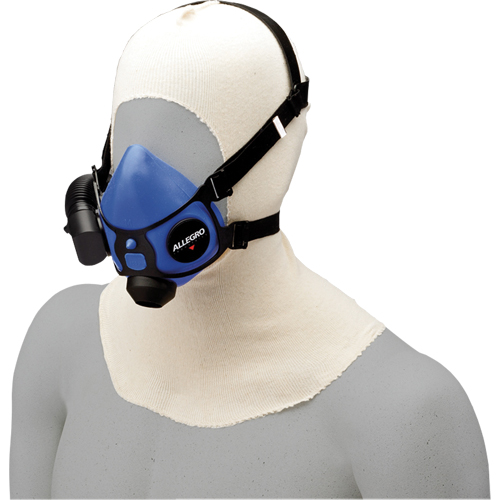ALLEGRO INDUSTRIES Spray Sock Head Cover, Cotton, White Distribution Jean Lapalme