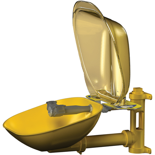 Halo Eyewash Stations, Wall-Mount Installation, Plastic Bowl Distribution Jean Lapalme