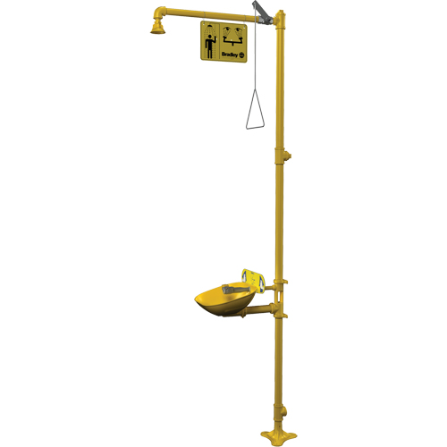Halo Combination Emergency Shower & Eyewash Station Distribution Jean Lapalme