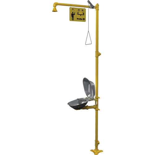 Halo Combination Emergency Shower & Eyewash Station Distribution Jean Lapalme