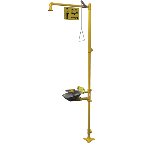 Halo Combination Emergency Shower & Eyewash Station Distribution Jean Lapalme