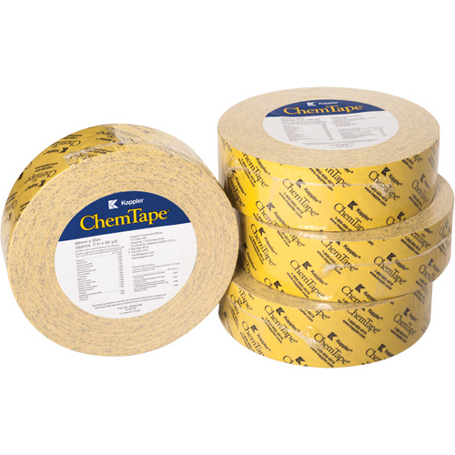 Ruban r&eacute;sistant aux produits chimiques ChemTape, 50,8 mm (2") x 50 m (164'), Jaune Distribution Jean Lapalme
