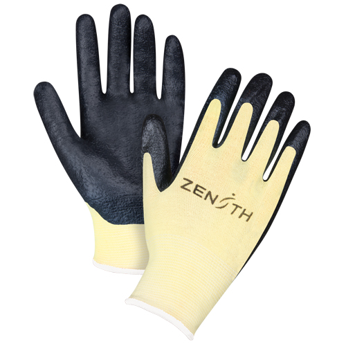 Gants r&eacute;sistants &agrave; la coupe avec prise sup&eacute;rieure, Taille 12/3T-Grand, Calibre 13, Rev&ecirc;tement Mousse de nitrile, Enveloppe en Aramide, ANSI/ISEA 105 niveau 3/EN 388 niveau 5 Distribution Jean Lapalme