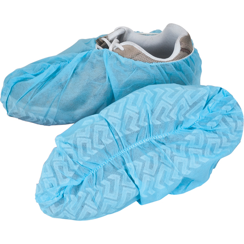 Couvre-chaussures, T-Grand, Polypropyl&egrave;ne, Bleu Distribution Jean Lapalme
