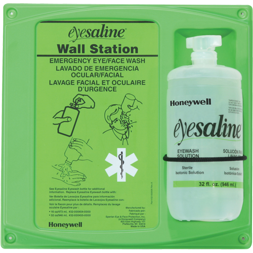 Saline Eyewash Wall Station, Single Distribution Jean Lapalme