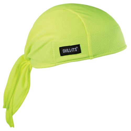 Chill-Its&reg; 6615 Cooling Dew Rags, High Visibility Lime-Yellow Distribution Jean Lapalme