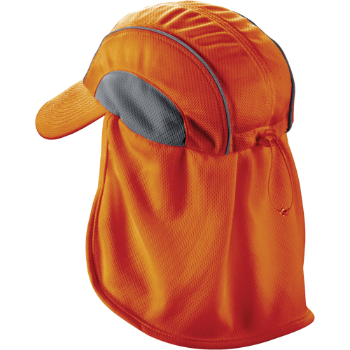 Chill-Its&reg; 6650 Cooling Hats with Neck Shades, Hi-Vis Orange Distribution Jean Lapalme
