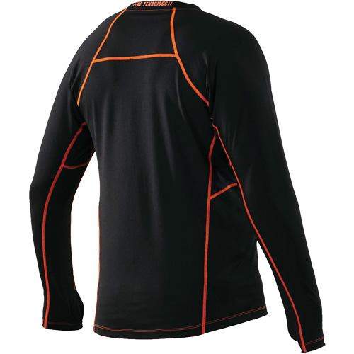 Long Sleeve Thermal Shirts, Men's, Medium, Black Distribution Jean Lapalme