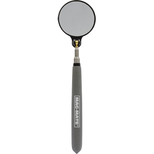 Inspection Mirror, Circular, 2-1/4" L x 2-1/4" W, Telescopic Distribution Jean Lapalme