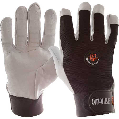 Gants antivibrations Air Glove, Taille Moyen, Paume Cuir perl&eacute; Distribution Jean Lapalme