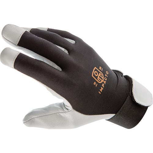 Gants antivibrations Air Glove, Taille Moyen, Paume Cuir perl&eacute; Distribution Jean Lapalme