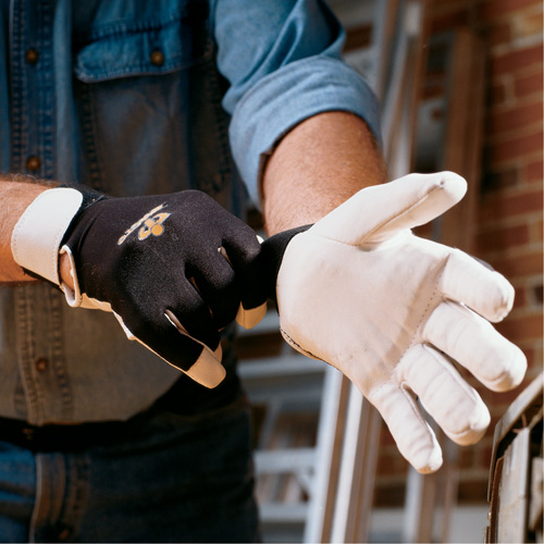 Gants antivibrations Air Glove, Taille Moyen, Paume Cuir perl&eacute; Distribution Jean Lapalme