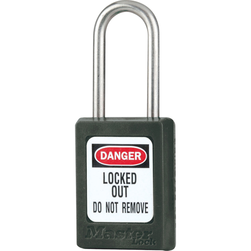 Cadenas de s&eacute;curit&eacute; S31 Zenex, Noir, Cl&eacute;s diff&eacute;rentes, Thermoplastique, Largeur de 1-3/8" Distribution Jean Lapalme