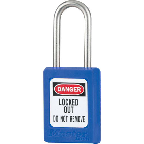 S31 Zenex Safety Padlock, Blue, Keyed Different, Thermoplastic, 1-3/8" Width Distribution Jean Lapalme