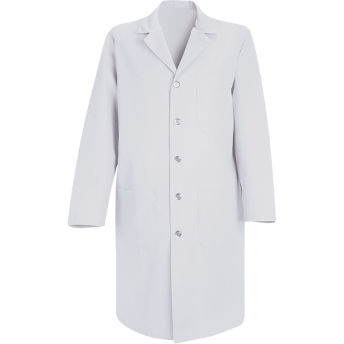 Lab Coats, Poly-Cotton, 32, White Distribution Jean Lapalme