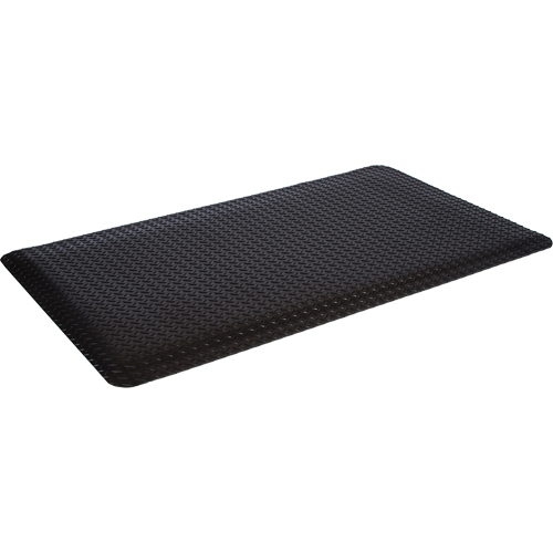 WD Deck Plate Mats, Diamond, 2' x 75' x 5/8", Black, Sponge Distribution Jean Lapalme