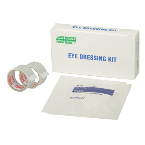 Trousse de pansements (2 tampons & ruban), Oculaire, Classe 1 Distribution Jean Lapalme