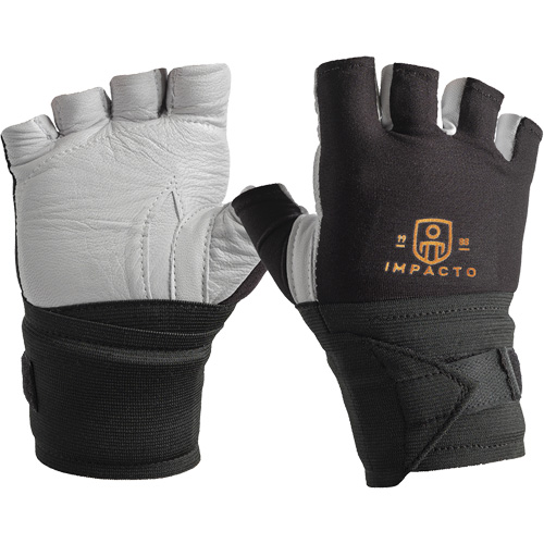 Gants antivibrations - droit, Taille Petit, Paume Cuir fleur Distribution Jean Lapalme