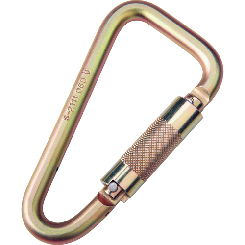 Mousquetons Saf-Lok, Acier, Capacit&eacute; 3600 lb Distribution Jean Lapalme