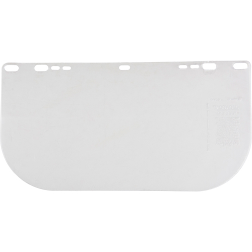Visi&egrave;re plate transparente F20, Polycarbonate, Teinte Transparent Distribution Jean Lapalme