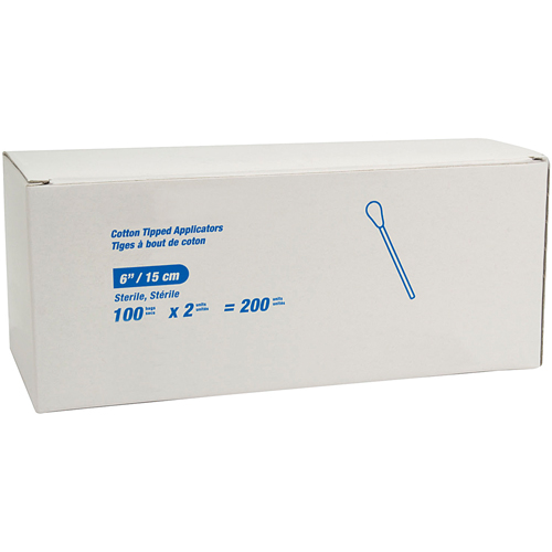 6" Cotton Tipped Applicators Distribution Jean Lapalme