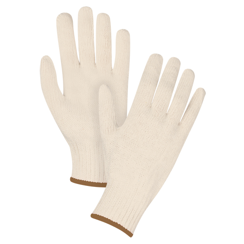 Standard-Duty String Knit Gloves, Poly/Cotton, 7 Gauge, Large Distribution Jean Lapalme