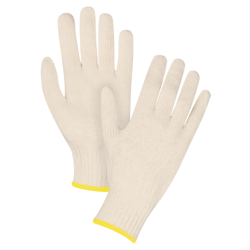 Gants en tricot d'usage standard, Poly/coton, Calibre 7, 2T-Grand Distribution Jean Lapalme