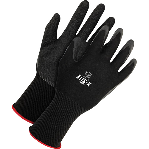 X-Site Coated Gloves, Small, Latex Coating, 15 Gauge, Nylon Shell Distribution Jean Lapalme