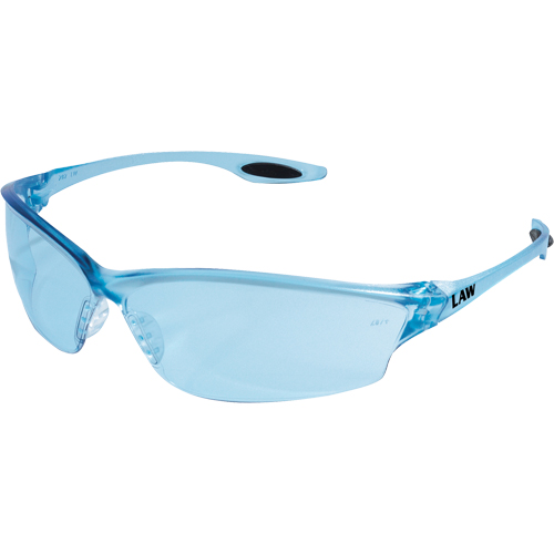Law&reg; 2 Safety Glasses, Blue Lens, Anti-Scratch, ANSI Z87+ Distribution Jean Lapalme