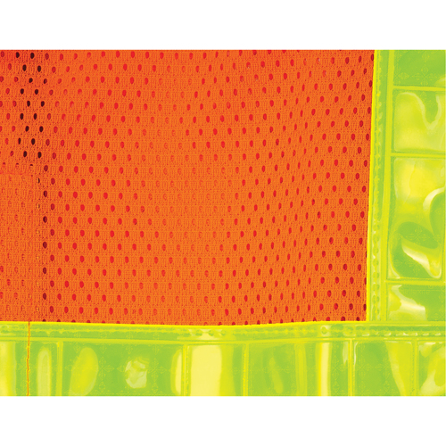 5-Point Tear-Away Traffic Safety Vest, High Visibility Orange, Medium, Polyester Distribution Jean Lapalme
