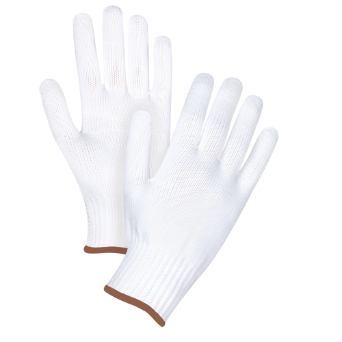 Seamless String Knit Gloves, Polyester, 10 Gauge, Large Distribution Jean Lapalme