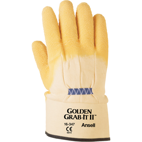 Golden Grab-It&reg; II Gloves, 10/X-Large, Rubber Latex Coating, 13 Gauge, Nylon Shell Distribution Jean Lapalme
