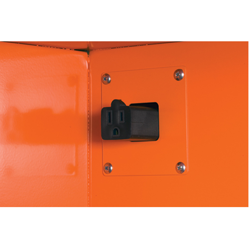 Armoires de rangement pour pr&eacute;paration aux situations d'urgence, Acier, 4 Tablettes, 65" h x 43" la x 18" P, Orange Distribution Jean Lapalme