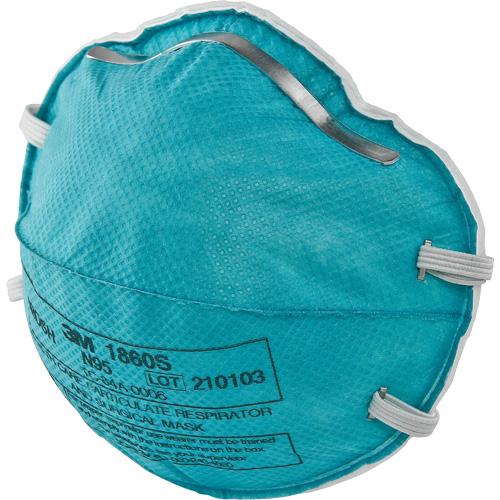 Respirateur 1860S contre les particules pour les soins de la sant&eacute;, N95, Certifi&eacute; NIOSH, Petit Distribution Jean Lapalme